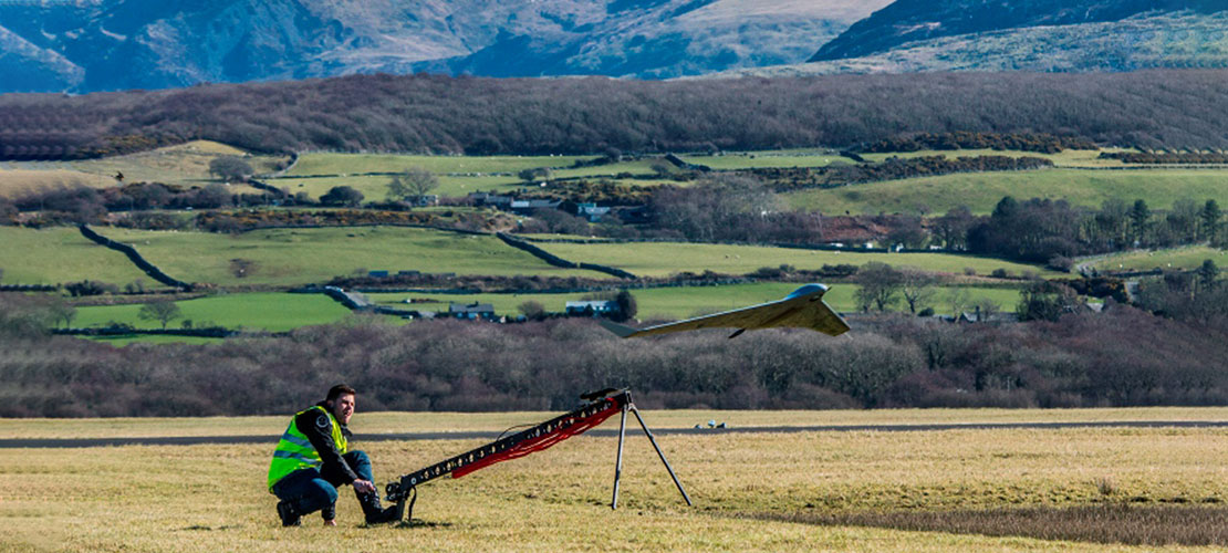 Drones being flown in Wales