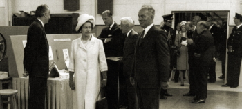 Her Majesty the Queen during her visit to Farnborough in June 1966