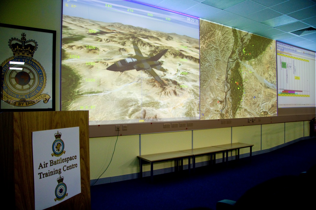 QinetiQ implemented the After Action Review (AAR) capability behind the exercise