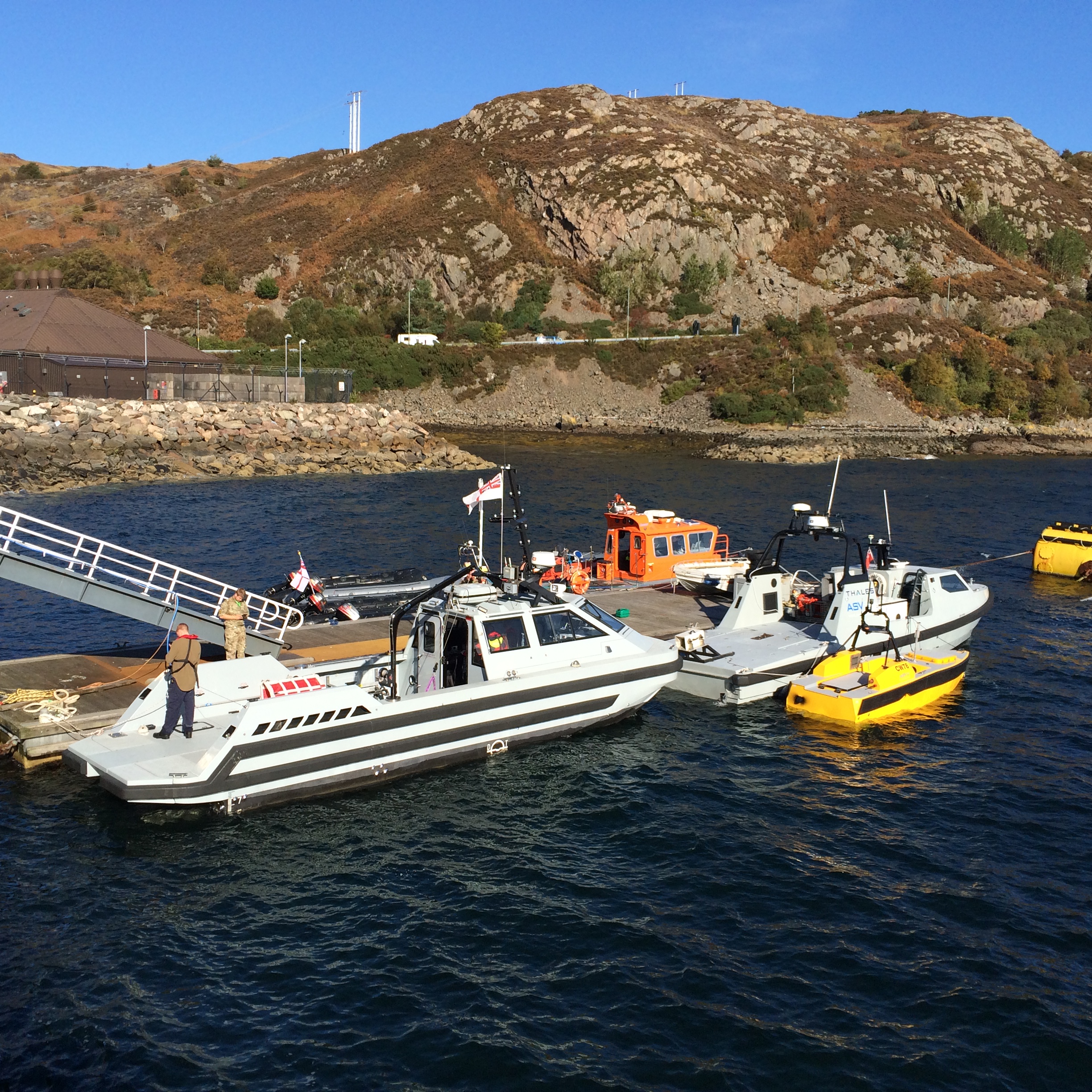 Unmanned surface vehicles from Royal Navy, Thales and ASV ready for demo
