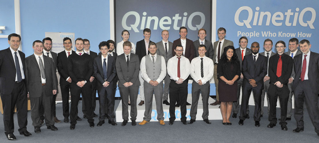 QinetiQ apprentices celebrate graduation
