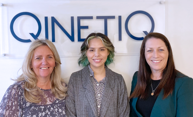 Employee Services Manager Angie Fisher, Trainee Office Administrator Shieyanne Copley-Morgan and General Manager Commercial Clare Little