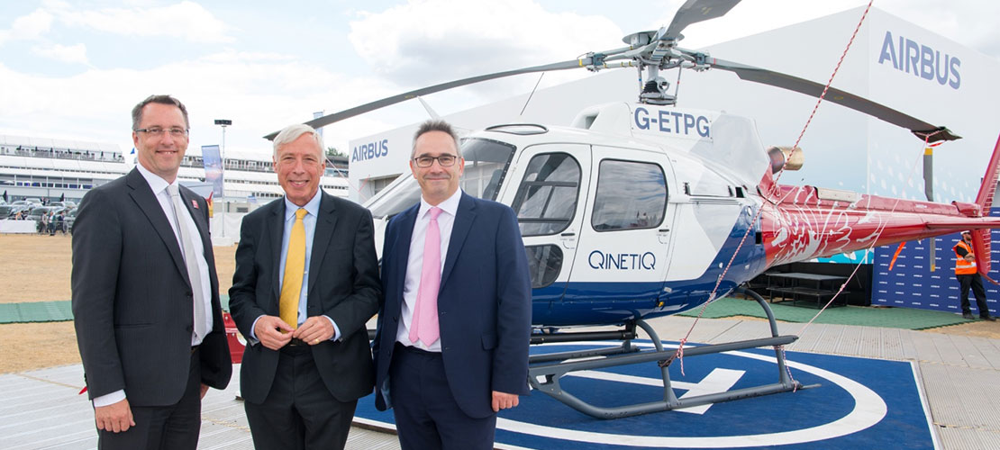 Airbus handover H125 helicopter
